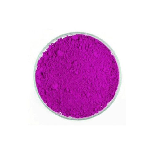 A vivid fluorescent violet pigment with strong visual impact, suitable for decorative paints, specialty coatings, signage, and products requiring a distinctive color. Fluorescent Violet